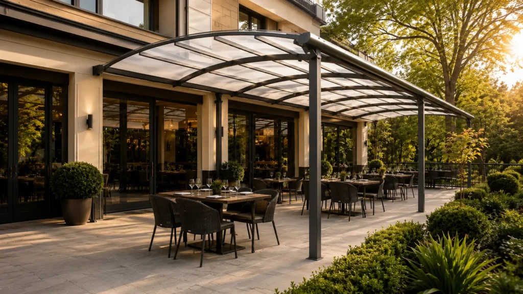 Abri terrasse restaurant