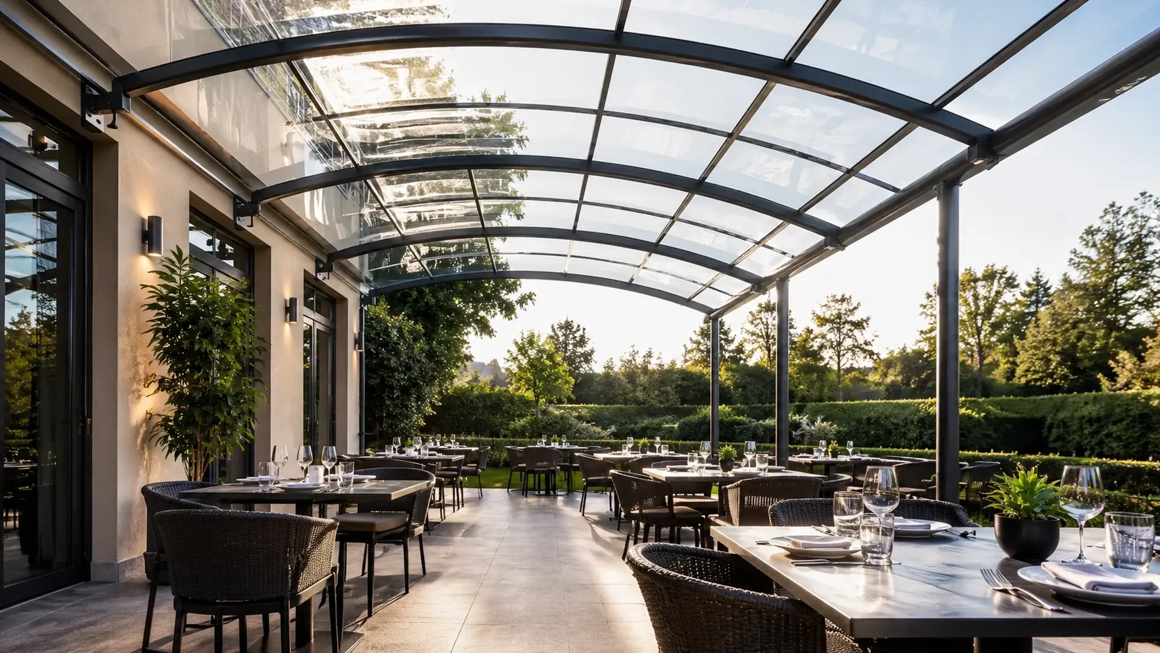 Abri terrasse restaurant 2