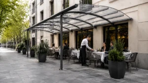 Abri terrasse pour restaurant