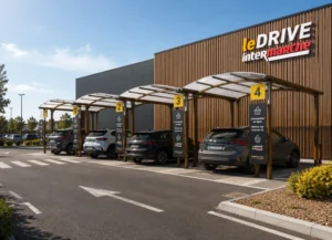 Abri voiture pour drive