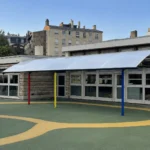 Préau d&rsquo;école alu