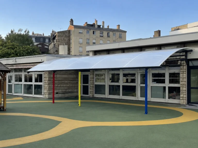 Préau d&rsquo;école alu